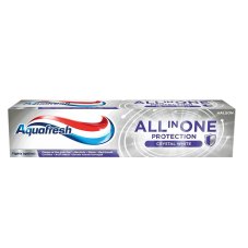 Aquafresh All In One Protection Zubná pasta Crystal White s fluoridom 75 ml