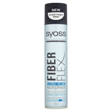 Syoss, Fiberflex Flexible Volume Hairspray lakier zwiększający objętość włosów w sprayu Extra Strong 300ml