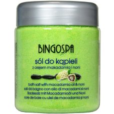 BINGO SPA_Koupelová sůl s makadamiovým olejem a noni 580g