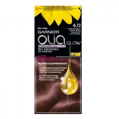 Garnier, Olia Glow barva na vlasy bez amoniaku 6.12 Iridescent Light Brown