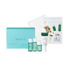 AXIS-Y The Mini Glow Set mycí gel na obličej 8ml + pleťové tonikum 5ml + pleťová ampule 5ml + pleťové sérum 5ml