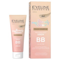 Eveline Cosmetics, My Beauty Elixir ošetrujúci BB krém všetko v jednom 02 Peach Cover Dark 30ml