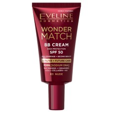 Eveline Cosmetics Wonder Match BB Cream BB krém Wonder Match s ochranným faktorem SPF 50, odstín 03 Nude, 30 ml