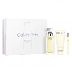 Calvin Klein, Eternity For Women sada parfémová voda ve spreji 100 ml + tělové mléko 100 ml + parfémová voda 10 ml