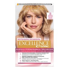 L'Oréal Paris, Excellence Creme farba do włosów 8 Jasny Blond