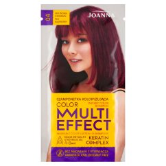 Joanna, Farebný šampón Multi Effect Color 04 Raspberry Red 35g