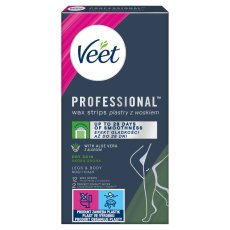 Veet, Professional plastry z woskiem skóra sucha 12szt