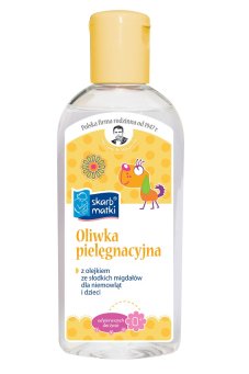 SKARB MATKI_Ošetřující olivový olej se sladkými mandlemi pro kojence a děti 200ml