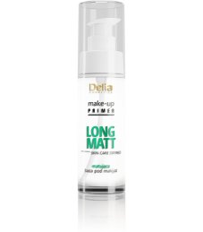 Delia, Podkladová báza pod make-up Long Matt Skin Care Defined mattifying make-up base 30ml