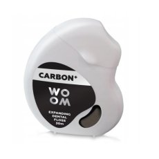 Woom, Carbon+ rozšiřující zubní nit s aktivním uhlím 30m