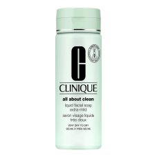 Clinique Liquid Facial Soap All About Clean™ Tekuté mydlo na tvár Extra jemné tekuté mydlo na tvár pre veľmi suchú a suchú pleť 200 ml