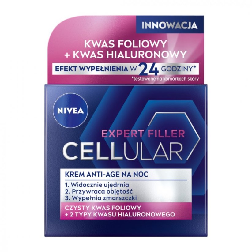 Nivea, Cellular Expert Filler anti-age nočný krém 50ml