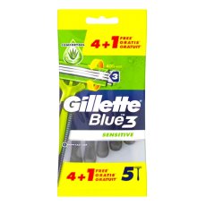 Gillette Blue3 Sensitive jednorazowe maszynki do golenia 5szt