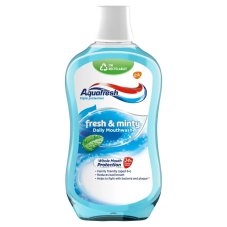 Aquafresh, Svieža a mätová ústna voda 500 ml