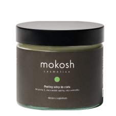 Mokosh Melon z ogórkiem Melónový a uhorkový telový peeling so soľou 300 g