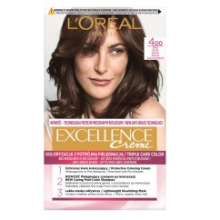 L'Oréal Paris, Excellence Creme farba do włosów 400 Brąz
