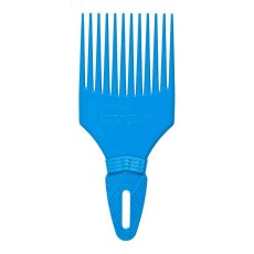 Denman, D17 Curl Volumizer afro pick comb na posilnenie kučier Modrá
