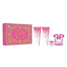 Sada Versace Bright Crystal Absolu: parfémovaná voda ve spreji 90 ml + miniatura parfémované vody 5 ml + tělový balzám 100 ml + sprchový gel 100 ml