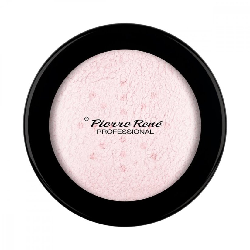 Pierre Rene, Natural Glow Loose Powder sypki puder do twarzy 01 Pink 10g