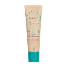 Lumene Matte Oil-Control Foundation SPF20 matující podkladový krém na obličej 1 Classic Beige 30ml