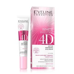 Eveline Cosmetics, White Prestige 4D aktywnie wybielający krem pod oczy 20ml