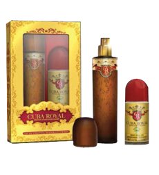 Cuba Original, Cuba Royal zestaw woda toaletowa spray 100ml + dezodorant roll-on 50ml