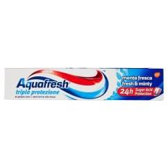 Aquafresh, Trojitá ochrana, svieža a mätová zubná pasta 75 ml