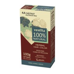 Venita, Herbal Hair Color ziołowa farba do włosów 4.4 Kasztanowy Brąz 100g