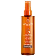 Collistar Supertanning Dry Oil SPF15 super opaľovací suchý telový olej 200ml