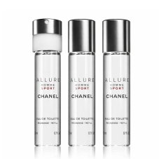 Chanel Allure Homme Sport 20 ml eau de toilette sprej + 2 x 20 ml refill