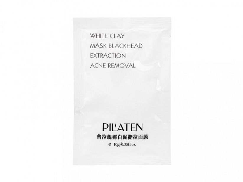 Pilaten White Clay, Pleťová maska, 10 g,