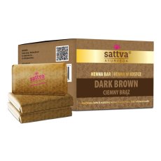 Sattva, Ayurveda Henna Bar henna bar Dark Brown 3x80g