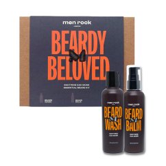 MenRock, Beardy Beloved Soothing Oak Moss zestaw szampon do brody 100ml + balsam do brody 100ml