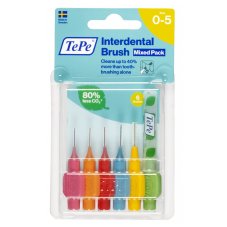 TePe, originálna štartovacia sada medzizubných kefiek mix veľkostí 0,4 mm - 0,8 mm 6 ks