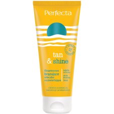 Perfecta, Tan & Shine expresné bronzujúce rozjasňujúce telové mlieko 200ml