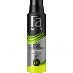 Fa, Men Sport Energy Boost 72h antyperspirant w sprayu o pobudzającym zapachu imbiru i cytryny 150ml