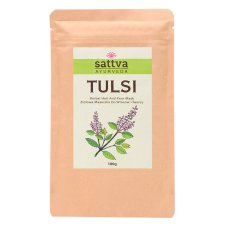 Sattva Tulsi Bylinná maska na vlasy a tvár bylinná maska na vlasy a tvár 100 g
