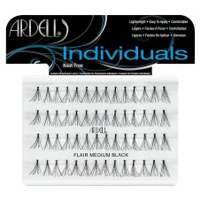 Ardell Individual Knotted zestaw 56 kępek rzęs Medium Black