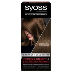 Syoss, Permanentné farbenie vlasov 5_8 Orechovo hnedá