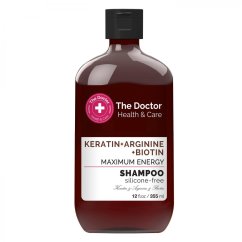 The Doctor, Health & Care šampón na posilnenie vlasov Keratín + Arginín + Biotín 355ml