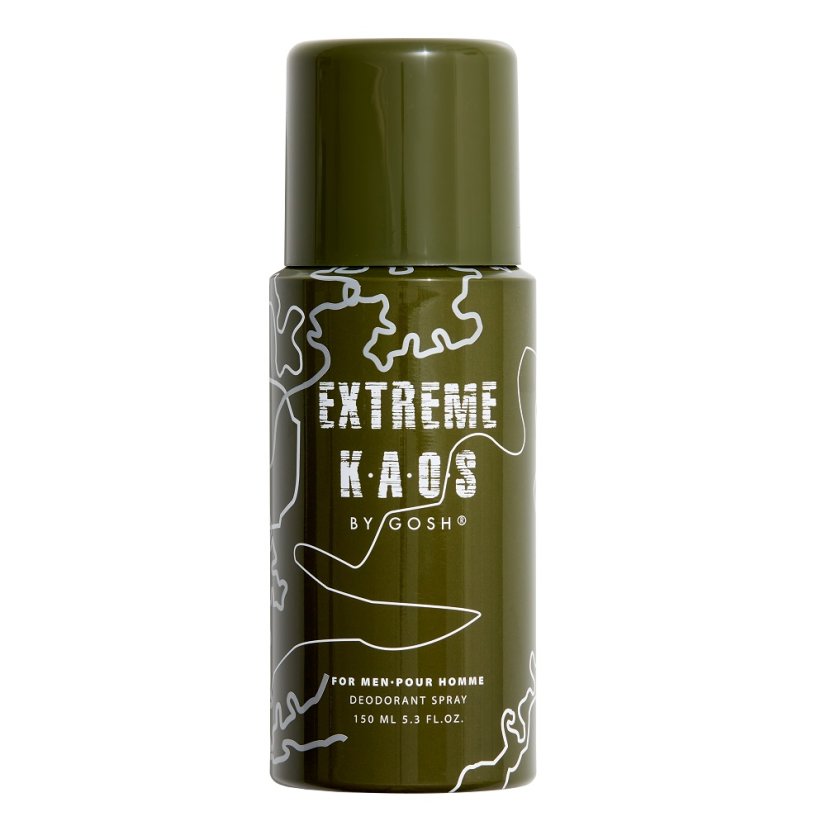 Gosh, Extreme Kaos For Men dezodorant spray 150ml