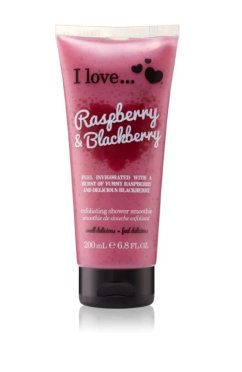 I Love, Exfoliating Shower Smoothie peeling do ciała Raspberry & Blackberry 200ml
