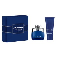 Sada Mont Blanc Legend Blue: parfémová voda ve spreji 50 ml + sprchový gel 100 ml