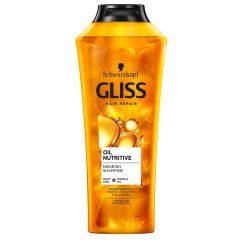 Gliss, Oil Nutritive Shampoo vyživujúci šampón na suché a namáhané vlasy 400ml