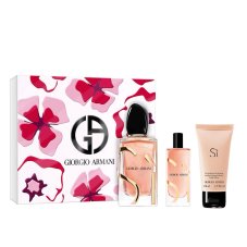 Giorgio Armani Si Intense sada parfémová voda ve spreji 100ml + tělové mléko 50ml + parfémová voda ve spreji 15ml