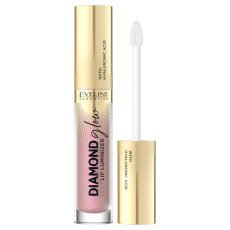 Eveline Cosmetics, Rozjasňovač rtů Diamond Glow s kyselinou hyaluronovou 08 Honey Glam 4,5 ml