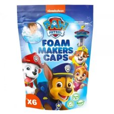 Paw Patrol Foam Makers Caps pěnové čepice do koupele 6x16g