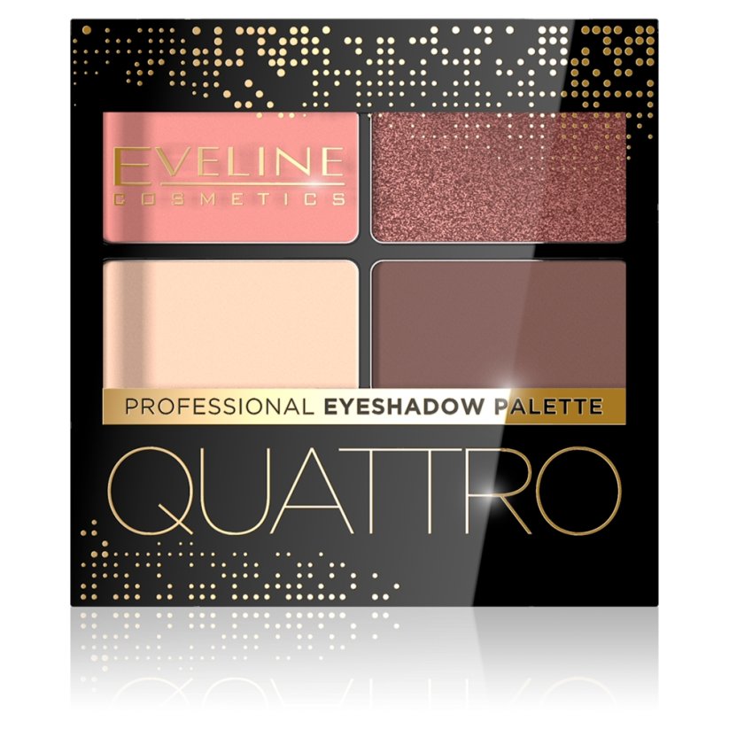 Eveline Cosmetics, Quattro Professional Palette očných tieňov 06 3,2 g