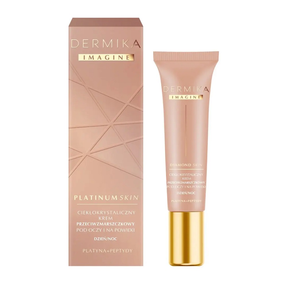 Dermika, Imagine Platinum Skin tekutý kryštálový krém proti vráskam na očiach a očnej viečke 15ml