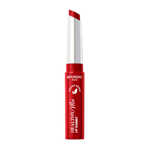 Bourjois, Healthy Mix Clean Lip Sorbet veganská hydratační rtěnka 01 Sundae Cherry Sunday 7,4 g